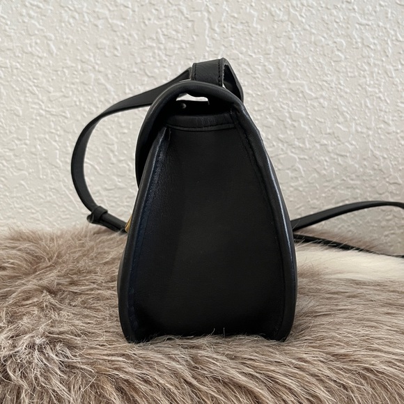 Rare Vintage Coach Ashland Bag 9914 Full Grain Cowhide Leather- Navy Blue - Picture 5 of 16